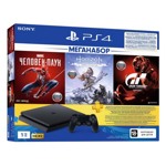 Игровая приставка SONY PS4 1TB F DG/GOW/TLOU/PS+3M- фото