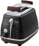 Тостер DeLonghi Icona Vintage CTOV2103.BK- фото