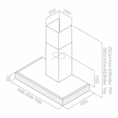 Вытяжка Elica Spot Plus IX/A/90- фото2