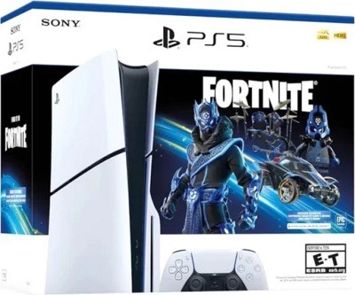   Sony PlayStation 5 Slim Ultra HD Blu-Ray+Fortnite Cobalt Star Bundle (EU version)